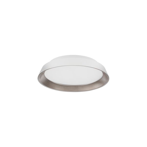 Triac Dimmable Sandy White Outside  Coffee Inside   Aluminium & Acrylic  LED 30 Watt 230 Volt  1665Lm 3000K IP20   D: 45 H: 9.5 cm image 1