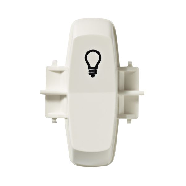 Renova - rocker - printed symbol LAMP - for S100 switch - white image 3