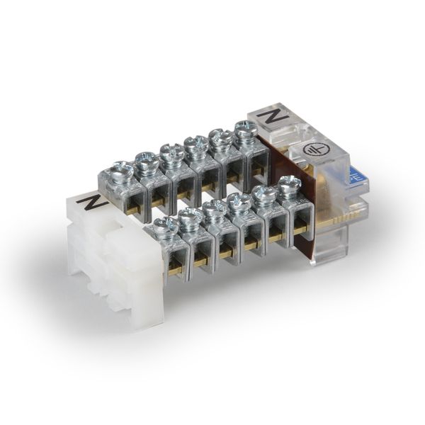 KNA5.117 | N/PE-busbar Cu, N/PE 1/2x16mm²+16x6mm² image 1