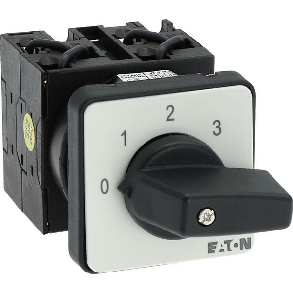 Step switches, T0, 20 A, flush mounting, 3 contact unit(s), Contacts: 6, 45 °, maintained, With 0 (Off) position, 0-3, Design number 15030 image 32