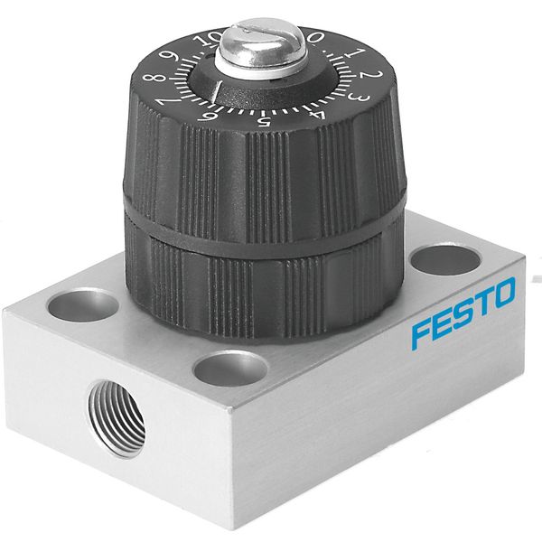 GRPO-160-1/8-AL Precision throttle valve image 1
