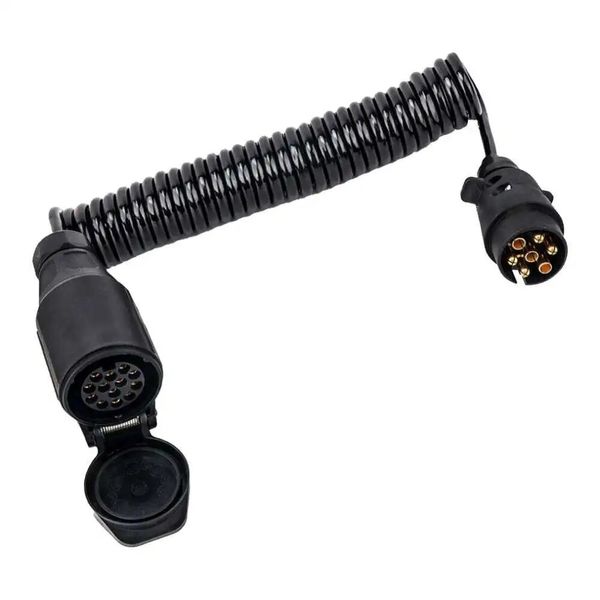Extension with 13-pin connector and 13-pin plug With 3 m automotive TPU cable 12x 0,75mm2 + 1x 1mm2 image 1