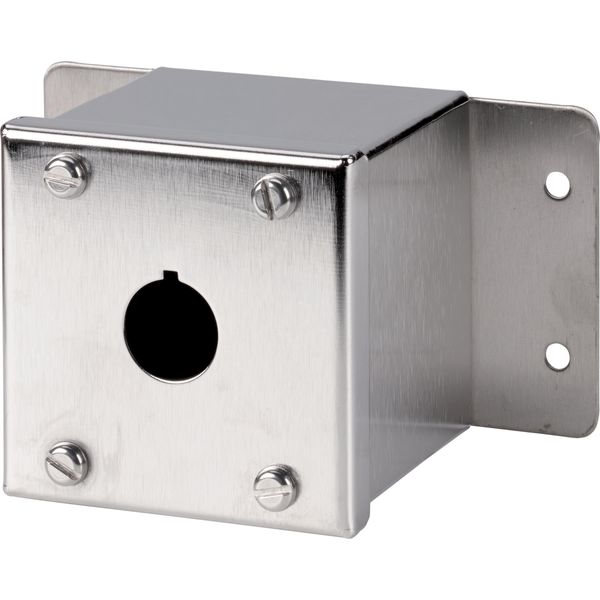 Surface mounting enclosure, stainless steel, 1 mounting location image 3