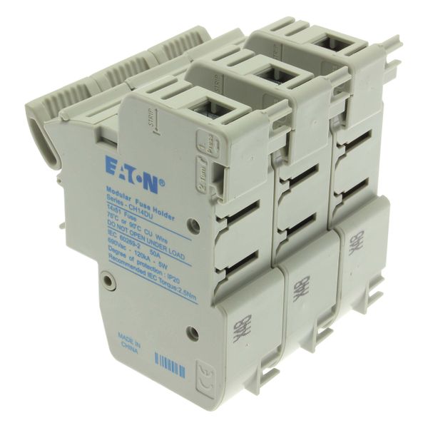 Fuse-holder, low voltage, 50 A, AC 690 V, 14 x 51 mm, 3P, IEC image 10