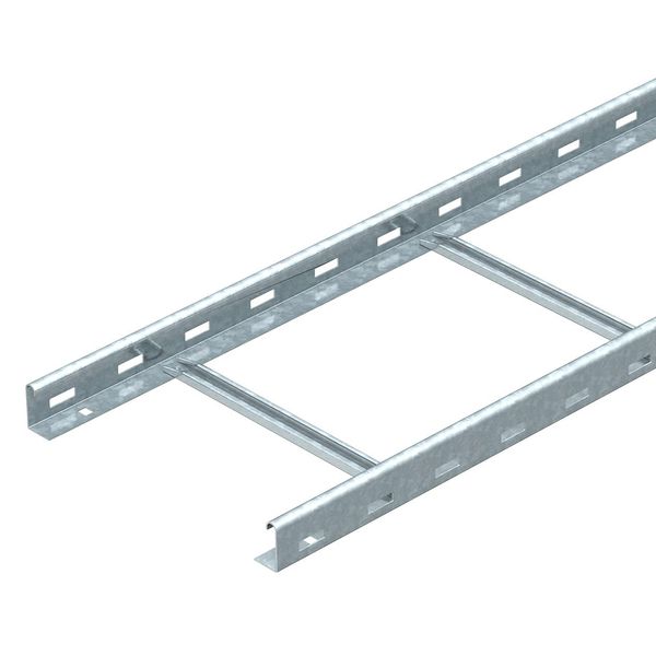 SLG 430 NS 3 FS  Cable ladder, heavy, perforated, rung NS, 45x300x3000, Steel, St, strip galvanized, DIN EN 10346 image 1