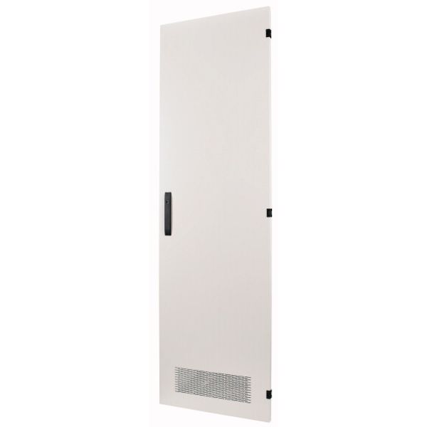 Door to switchgear area, ventilated, IP30, left, HxW=2000x600mm, grey image 1