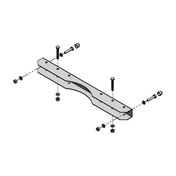 MINIPOL Pole attachment for enclosure W=500mm image 1