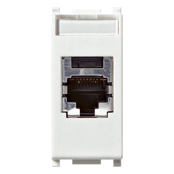 RJ45 Cat5e Panduit FTP outlet white image 1