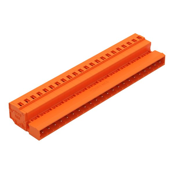 1-conductor male connector CAGE CLAMP® 2.5 mm² orange image 1