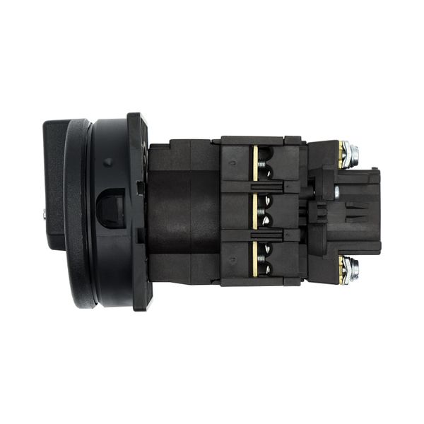 Main switch, P1, 25 A, flush mounting, 3 pole, STOP function, With black rotary handle and locking ring, Lockable in the 0 (Off) position image 19