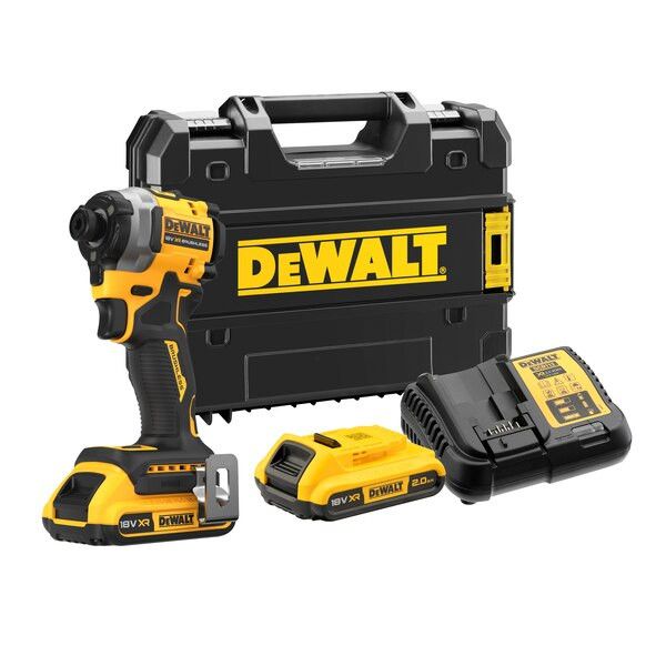 18V Brushless Compact Impact Driver with 2x2AH batteries and charger image 1