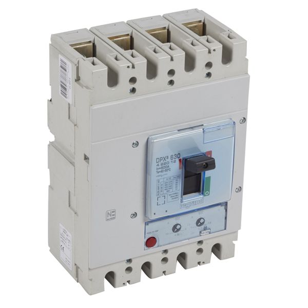 MCCB DPX³ 630 - thermal magnetic - 3P+N/2 - Icu 36 kA (400 V~) - In 500 A image 1