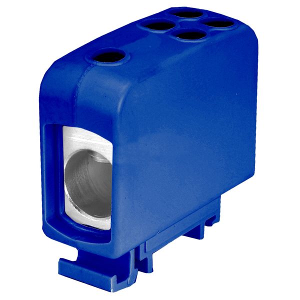 AL/CU universal rail-mounted terminal block ZGG1x70/4x16n blue image 1