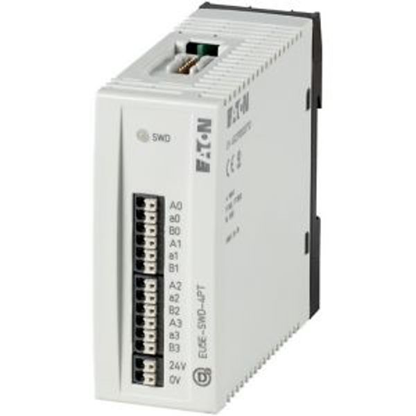 I/O module, SmartWire-DT, 24 V DC, 4AI configurable Pt100 / Pt1000: -50 - +200°C, Ni1000: -50 - +150 °C image 5