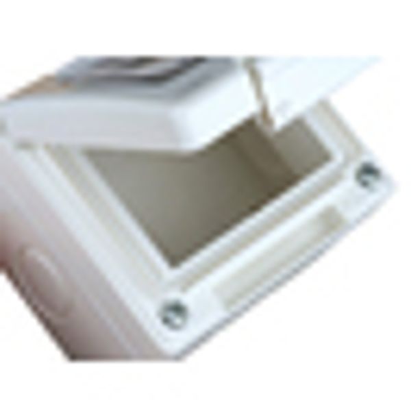 Outdoor surface mount box, IP55, transparent lid, 3M, white image 14