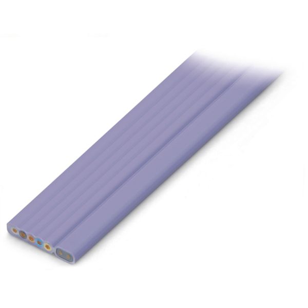 Flat cable Eca 5G 2.5 mm² + 2 x 1.5 mm² violet image 1