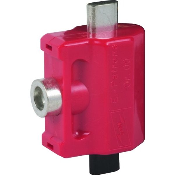 Earthing cartridge NH size 00 partly insulated w. M10 connection image 1