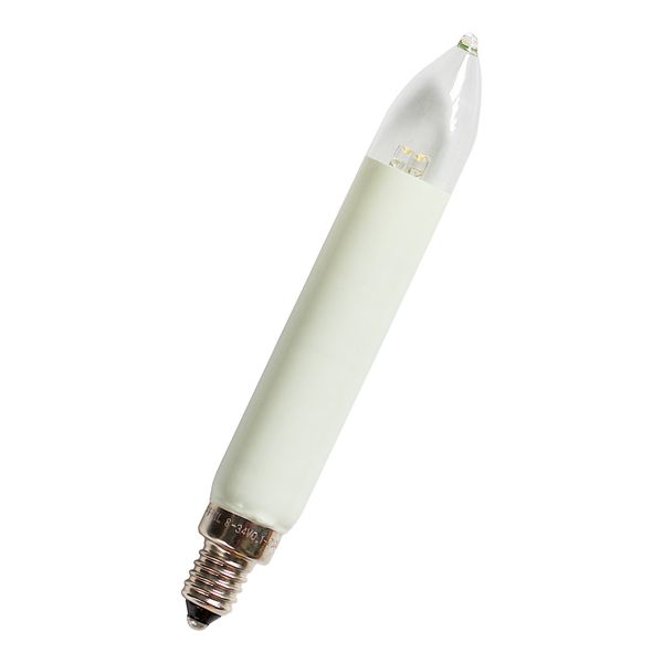 LED Shaft-bulb E10 8-34V 0.4W WW CL blister 3pcs image 1