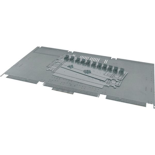 Universal mounting plate, individual, side-by-side, depth 800 mm image 3