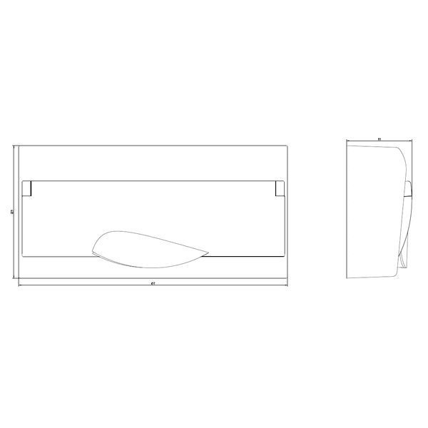 GREEN BOX 1x20+2 PE+N SURFACE MOUNTED image 3