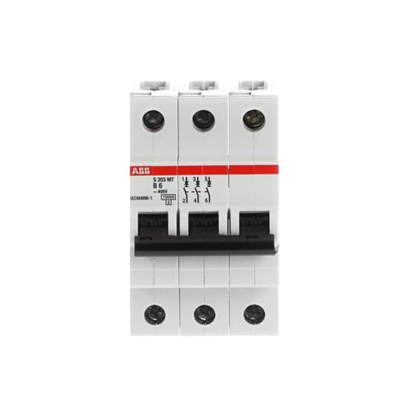 S203MT-B6 Miniature Circuit Breaker - 3P - B - 6 A image 2