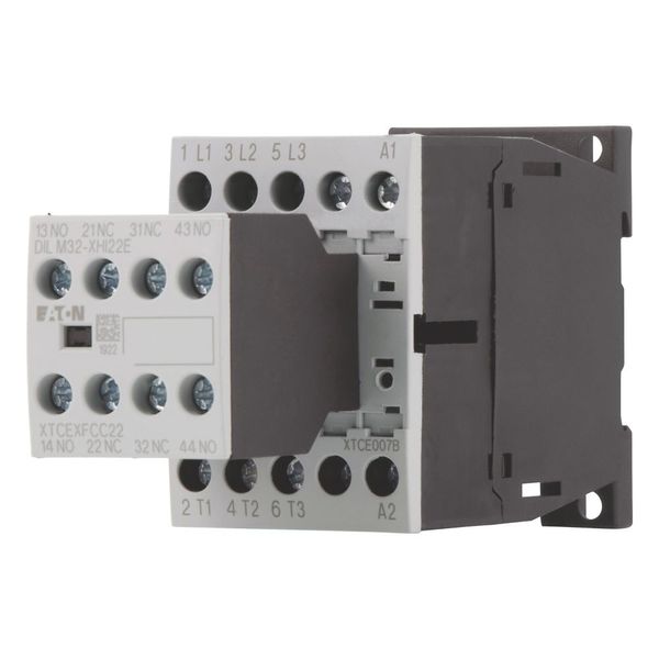 Contactor, 380 V 400 V 3 kW, 2 N/O, 2 NC, 230 V 50 Hz, 240 V 60 Hz, AC operation, Screw terminals image 18