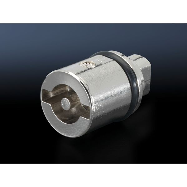 SZ Lock insert, version A, Die-cast zinc, 3 mm double-bit, L: 27 mm image 1