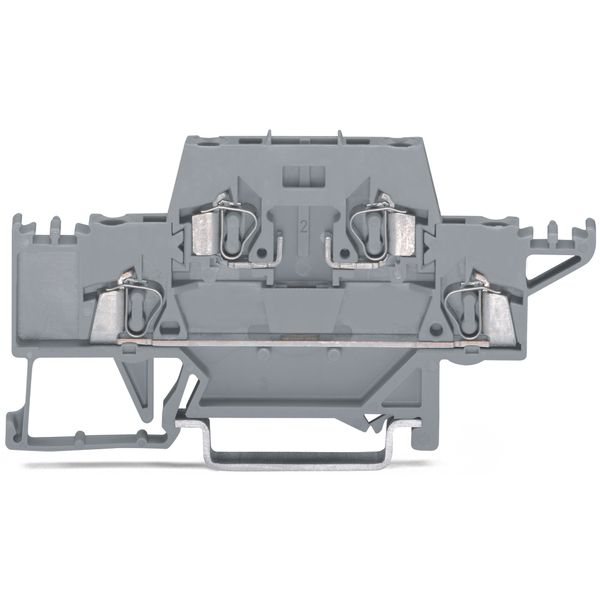 Double-deck terminal block for DIN-rail 35 x 15 and 35 x 7.5 2.5 mm² g image 1