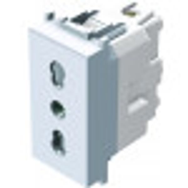 SOCKET ITALIAN P17/11+KS 2P+E 16A 250V~ 1M PW 6117689 image 2