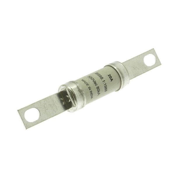 Fuse-link, low voltage, 25 A, AC 500 V, BS88, 21 x 129  mm, gL/gG, BS image 3