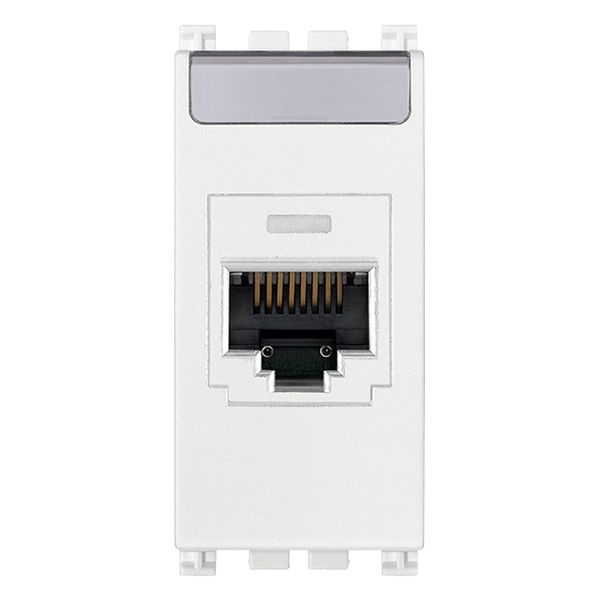 RJ45 Cat5e Panduit UTP outlet white image 1