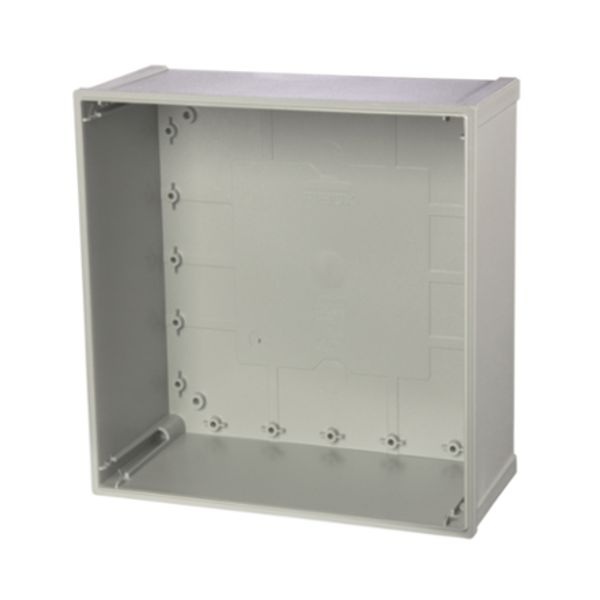 Enclosure bottom Polycarb. IP65, 300x300x130 mm,halogen free image 1