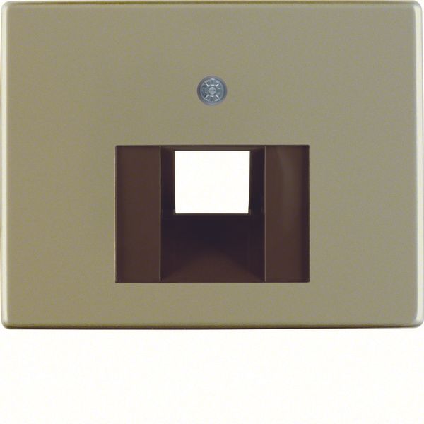 Centre plate for FCC soc. out., arsys, light bronze matt, al. lacq. image 2