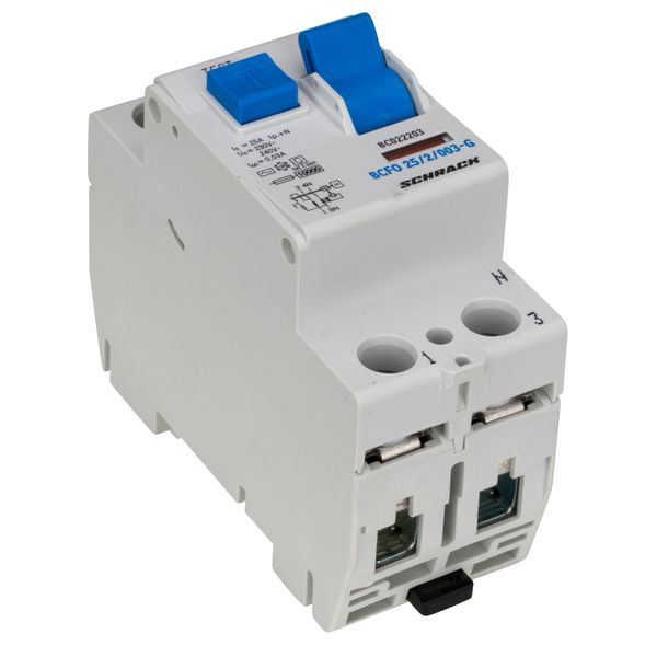 Residual current circuit breaker 25A, 2-pole,30mA, type AC,G image 4