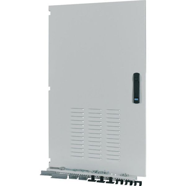 Box Solution door, ventilated, IP42, left, HxW=975x600mm, grey image 3