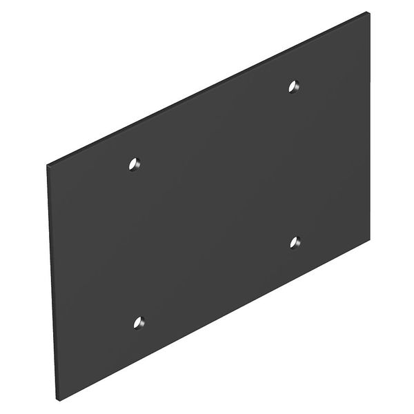 T12L P02S 9011 Cover plate, Telitank T12L, blank, for lengthwise side image 1