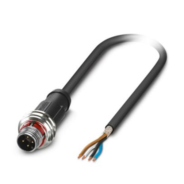 SAC-4P-P12MS/ 1,5-PUR SH - Sensor/actuator cable image 1