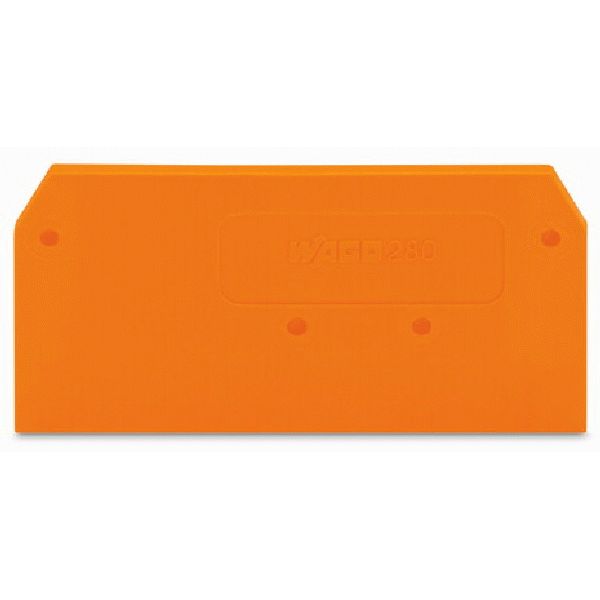 End and intermediate plate 2.5 mm thick orange image 4