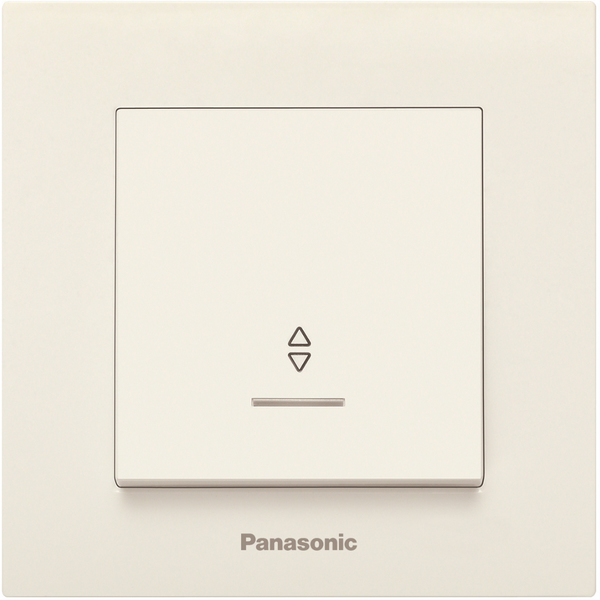 Karre Plus Beige Illuminated Two Way Switch image 1