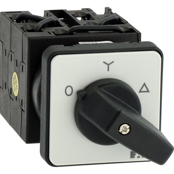 Star-delta switches, T0, 20 A, flush mounting, 4 contact unit(s), Contacts: 8, 60 °, maintained, With 0 (Off) position, 0-Y-D, Design number 8410 image 12