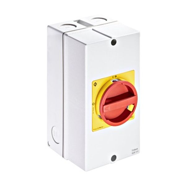 Repair switch emergency off, enclosed 3-pole, 63A, 22kW image 1