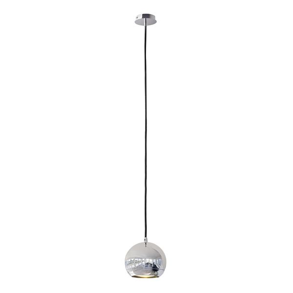 LIGHT EYE pendulum lamp w. canopy, ES111, 75W, chrome image 7