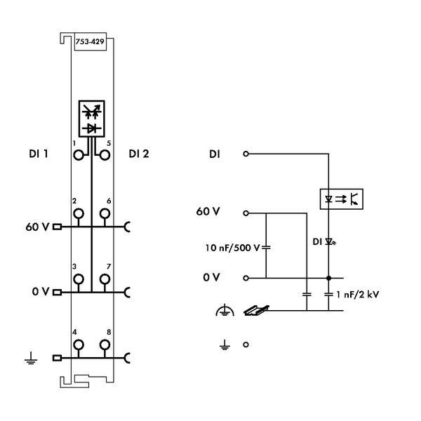 2-channel digital input 60 VDC 3 ms light gray image 5