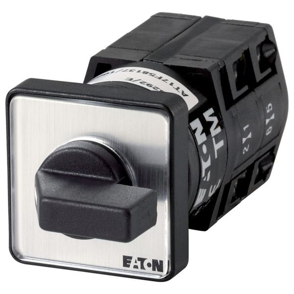 Spring-return switch, TM, 10 A, flush mounting, 2 contact unit(s), Contacts: 4, 60 °, momentary/maintained, With 0 (Off) position, with spring-return image 3