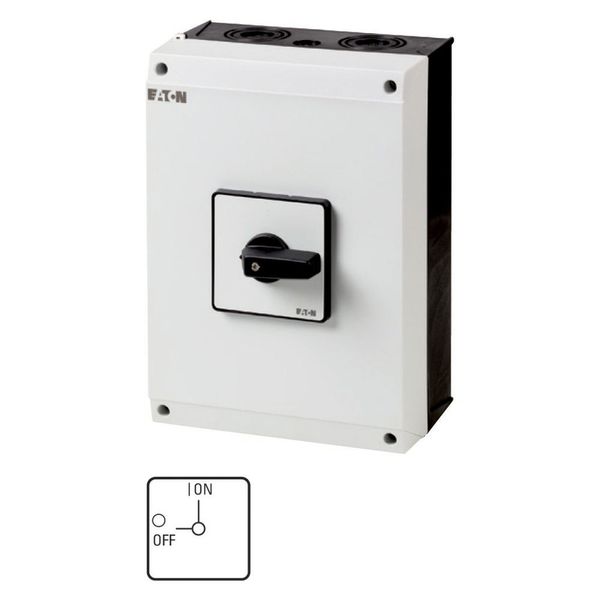 Multi-speed switches, T5B, 63 A, surface mounting, 4 contact unit(s), Contacts: 8, 90 °, maintained, Without 0 (Off) position, 1-2, SOND 28, Design nu image 1