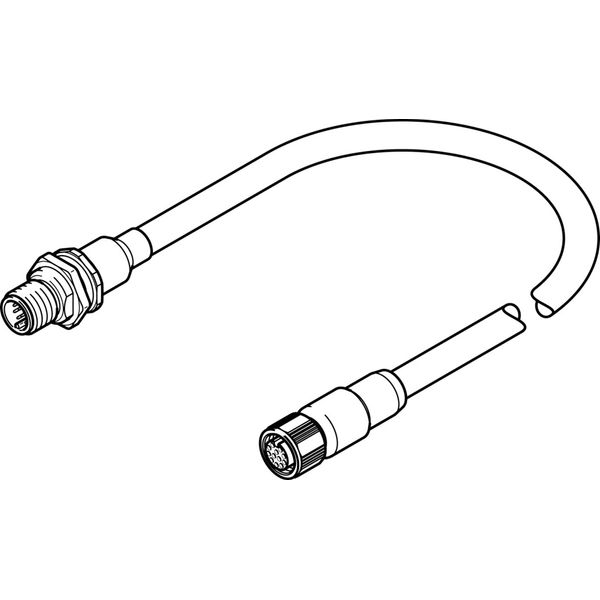 NEBM-M12G12-RS-2.23-N-M12G12H Encoder cable image 1