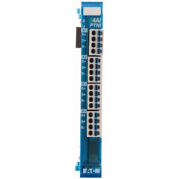 Analog input module, 4 analog inputs, Pt/Ni/KTY/R with 2-wire or 3-wire connection image 3