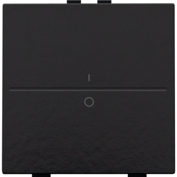 Single key with 'I' and '0' symbols for wireless switch or push button image 1