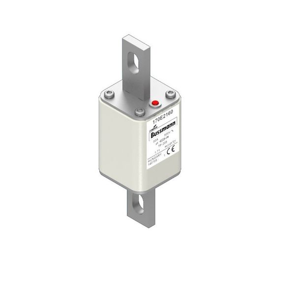 Fuse-link, high speed, 80 A, AC 500 V, 45 x 45 x 141 mm, aR, IEC, with indicator image 5