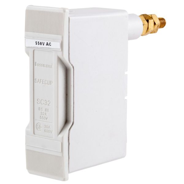 Fuse-holder, low voltage, 32 A, AC 550 V, BS88/F1, 1P, BS image 2